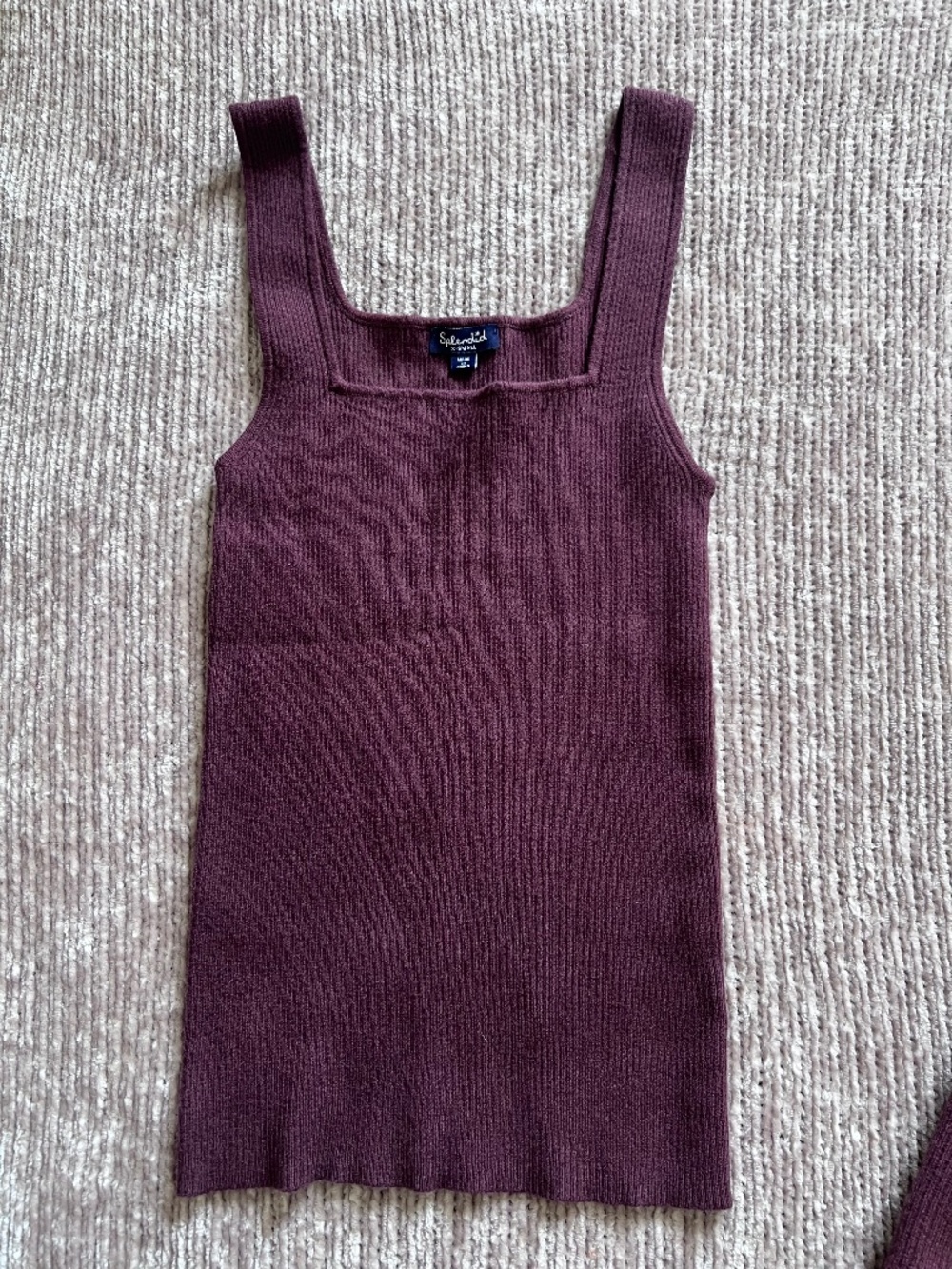 Splendid Rib Knit Sleeveless Sweater